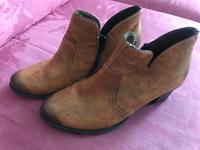 Schuhe Stiefeletten Hochfront Pumps, Herbst Winter, braun, Rieker Bayern - Ingolstadt Vorschau
