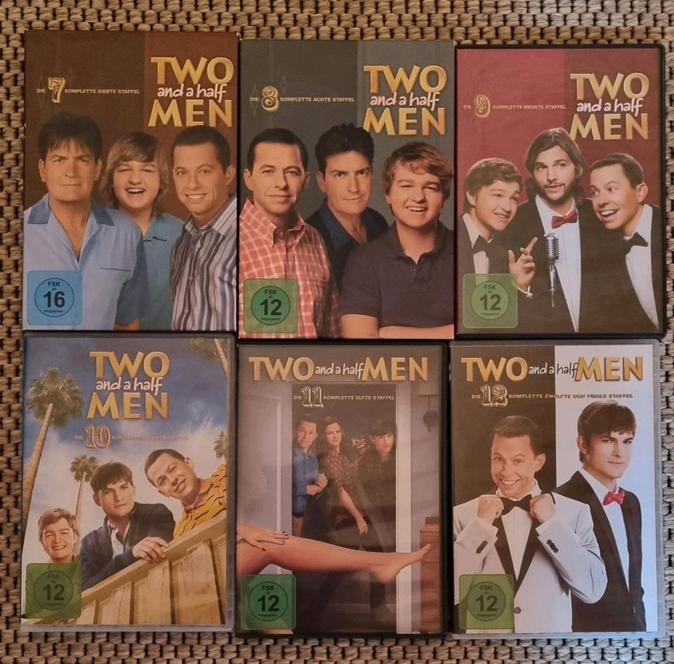 Two and a half Men DVD | Staffel 1 - 12 | Top Zustand!!!! in Rosendahl