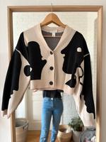 Monki Strickjacke Cardigan Vintage Kunst Boho Oversize Cropped XS Essen - Steele Vorschau