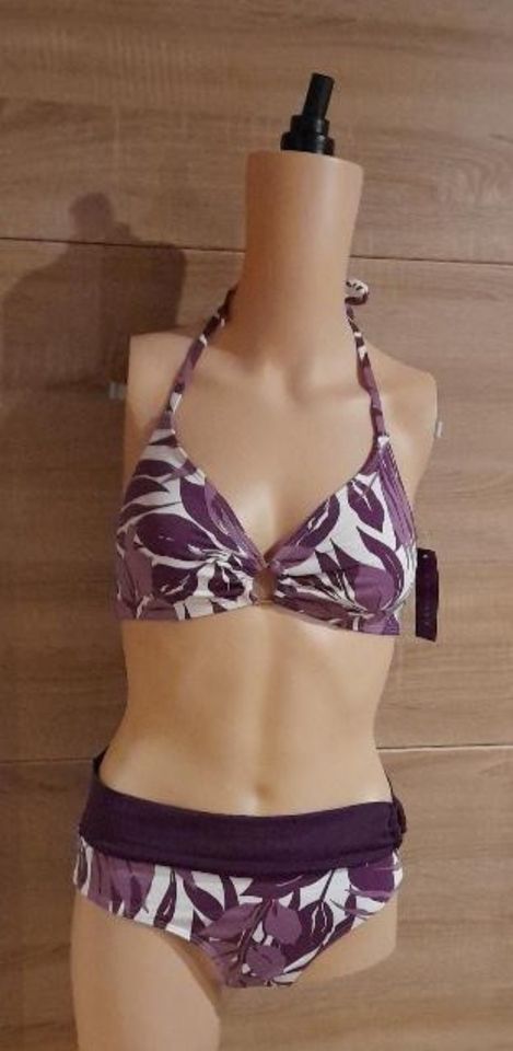 Lila LASCANA Neckholder Bikini Set Gr. 34 Cup B - NEU - in Dormagen