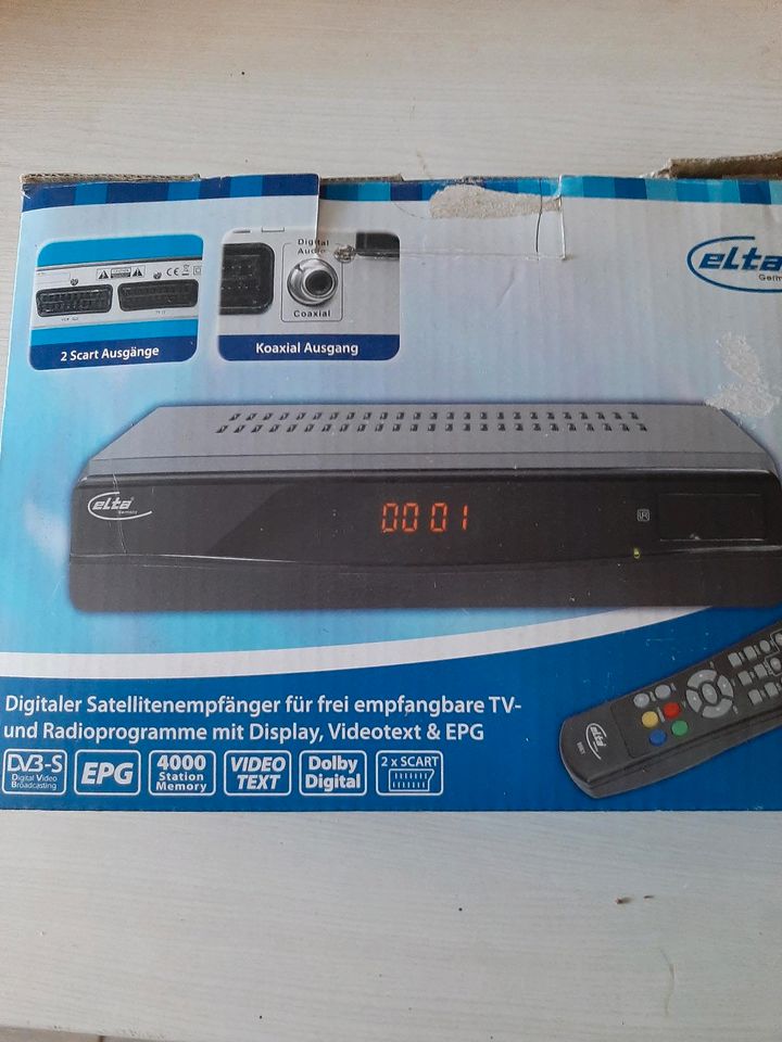 TV- Receiver, neu in Ebeleben