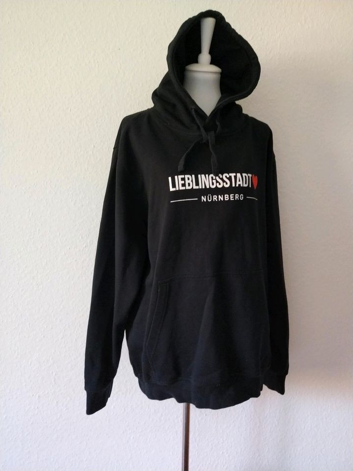 Hoodie Sweatshirt Kapuze Lieblingsstadt Nürnberg Unisex XXL in Nürnberg (Mittelfr)