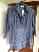 Bluse 42 Laura T. dunkelblau verwaschene Optik 3/4-Arm neu Baden-Württemberg - Crailsheim Vorschau