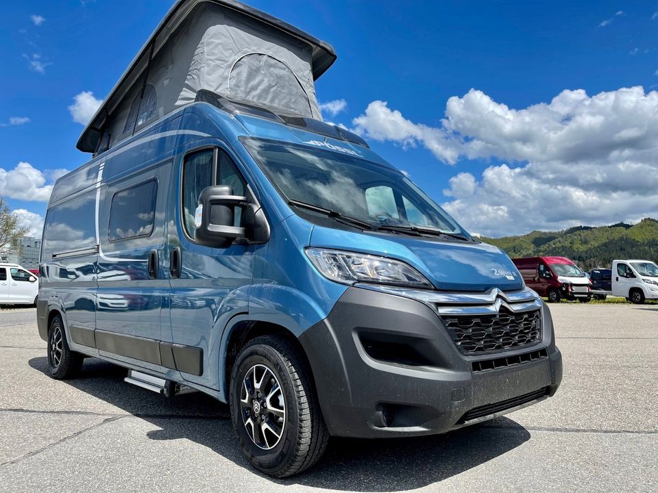 Van Kastenwagen Pössl mit Aufstelldach mieten in Isny im Allgäu