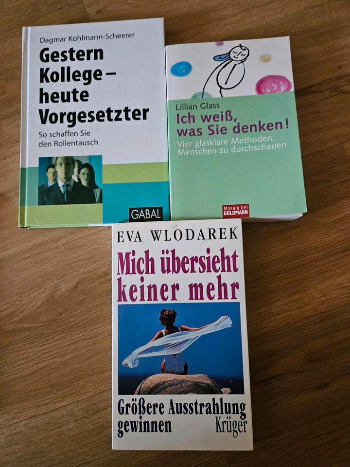 Bücher mich übersieht keiner mehr , gestern kollege-heute vorges in Hamburg