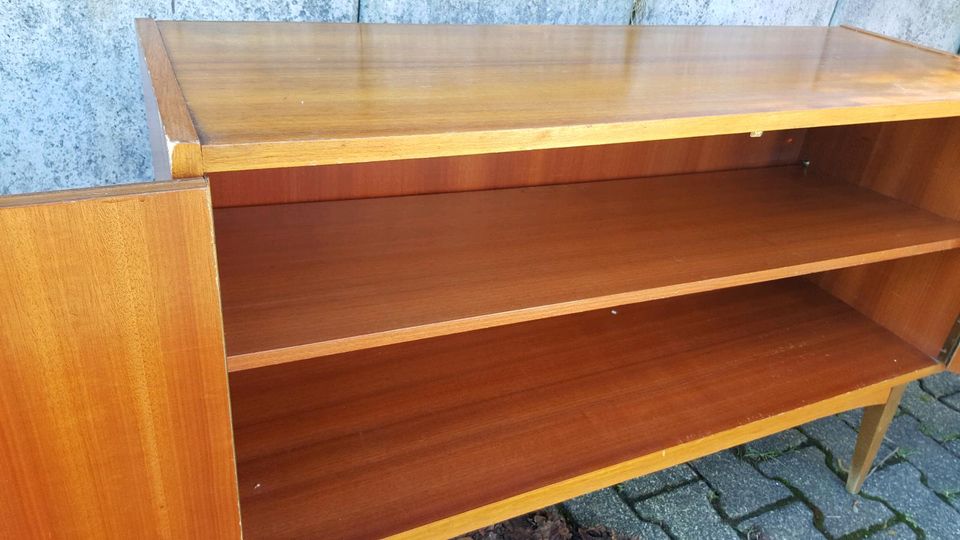 Vintage Holz Kommode Sideboard 50er 60er 70er Teak mid century in Schmallenberg