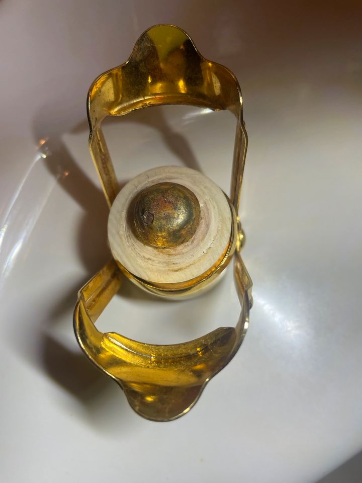 Sektflaschenverschluss 70er Jahre vergoldet Rar Vintage Retro in Hambühren