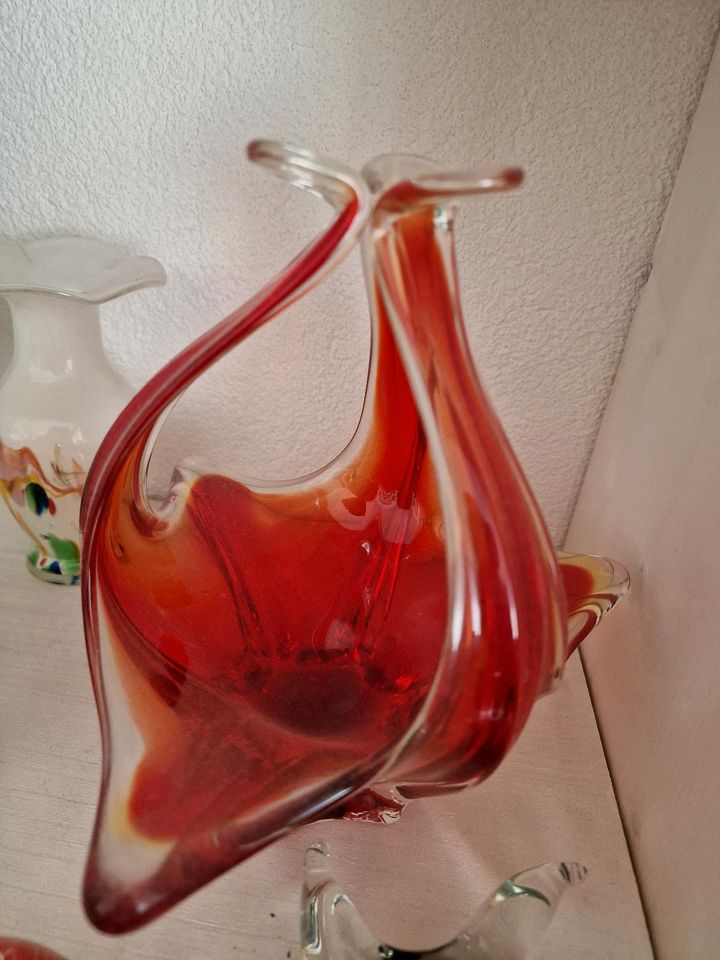 Sammlung Auflösung Murano Glas Figuren Vase Vintage in Sinsheim