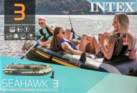 Intex Schlauchboot Seahawk 3 mit 2 Paddeln und Luftpumpe Ludwigslust - Landkreis - Wittenburg Vorschau