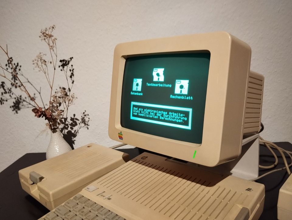 Apple IIc (funktionsfähig*) inkl. Monitor und mehr in Frankfurt am Main