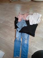 Mädchen Shirts Hose 34-36 Hessen - Laubach Vorschau