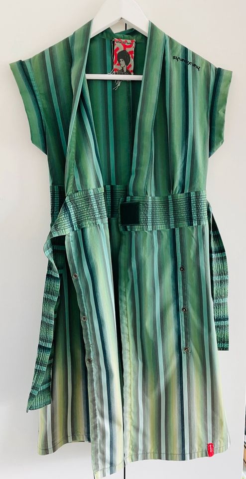 Kleid Sommerkleid Wickelkleid Skunkfunk 34 XS grün in Centrum