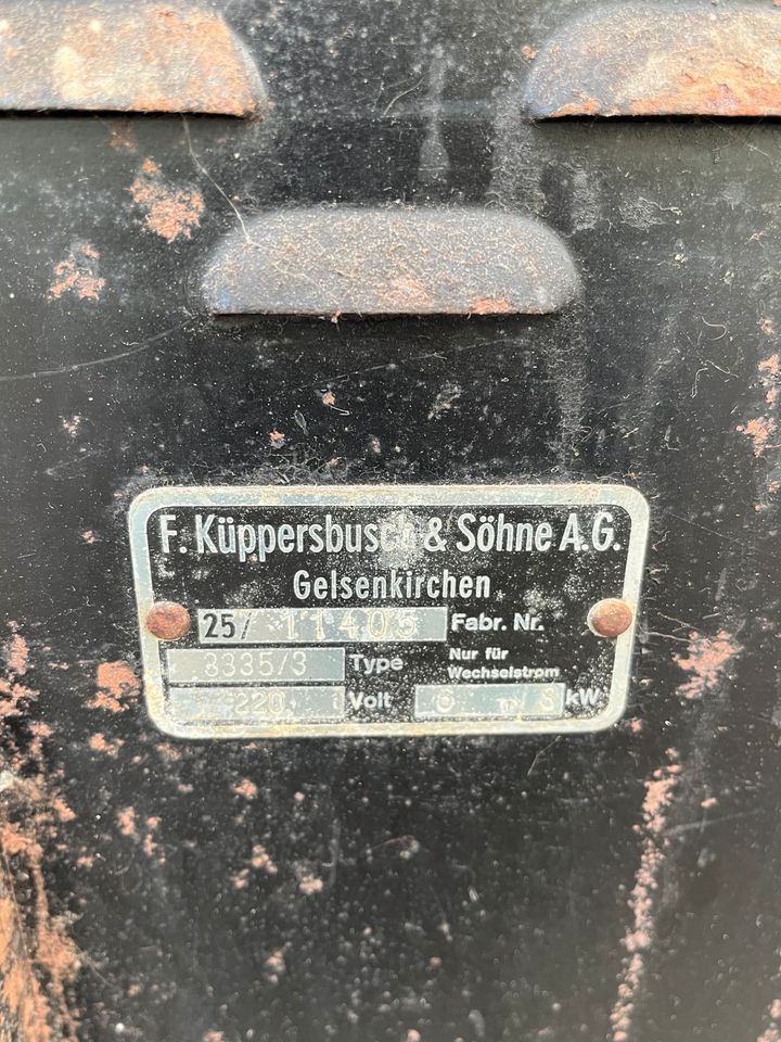 Alter Herd von F. Küppersbusch und Söhne in Eschweiler
