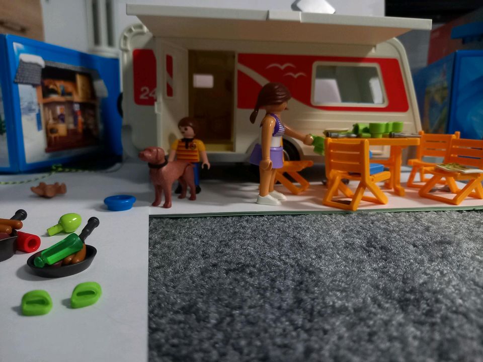 Playmobil-Summer fun Familien Caravan 5434 in Prödel