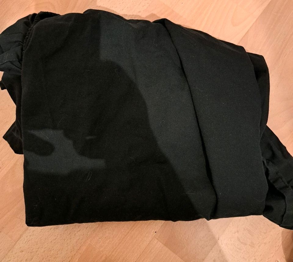 Primark Home Spannbettlaken schwarz 140×200 cm in Kiel