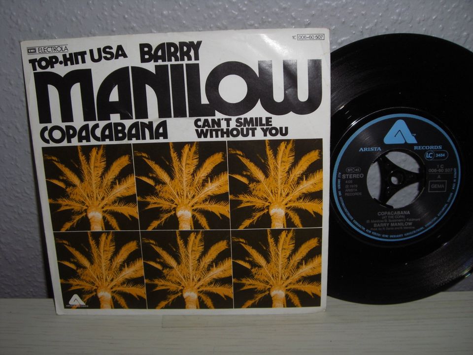 Rock Schallplatte 7"/ BARRY MANILOW >COPACABANA< Vinyl 1978 in Ilsede