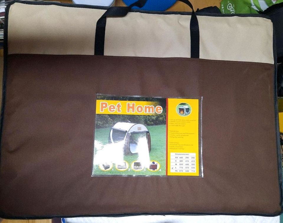 Pet Home Reise Faltbar Haustierhaus Hundehütte 77x57x63 cm in Mettlach