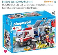 PLAYMOBIL 9536 DRK Gerätewagen Deutsches Rotes Kreuz Essen - Huttrop Vorschau