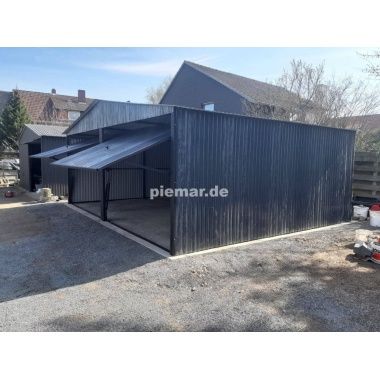 Blechgarage 5x5,5x2,55m Hobbyschuppe Garage Schuppe I piemar.de in Schwäbisch Hall