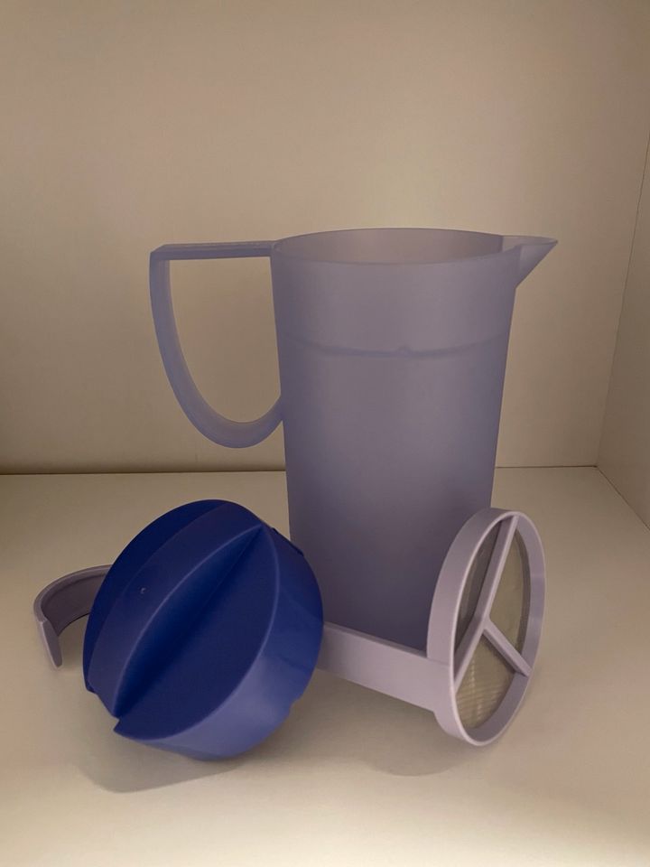 Tupperware Milchaufschäumer, Crema Momenti, Blau, 4808A-4, 500ml