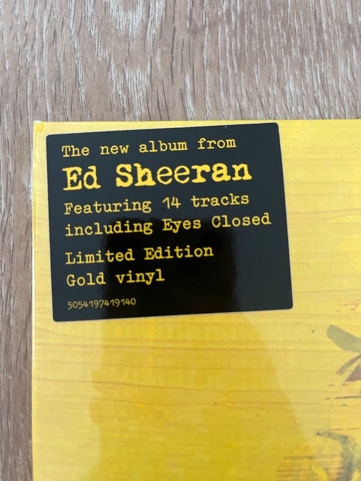 Ed Sheeran Subtract Vinyl Gold Urban Outfitters Exclusive in Bad Arolsen