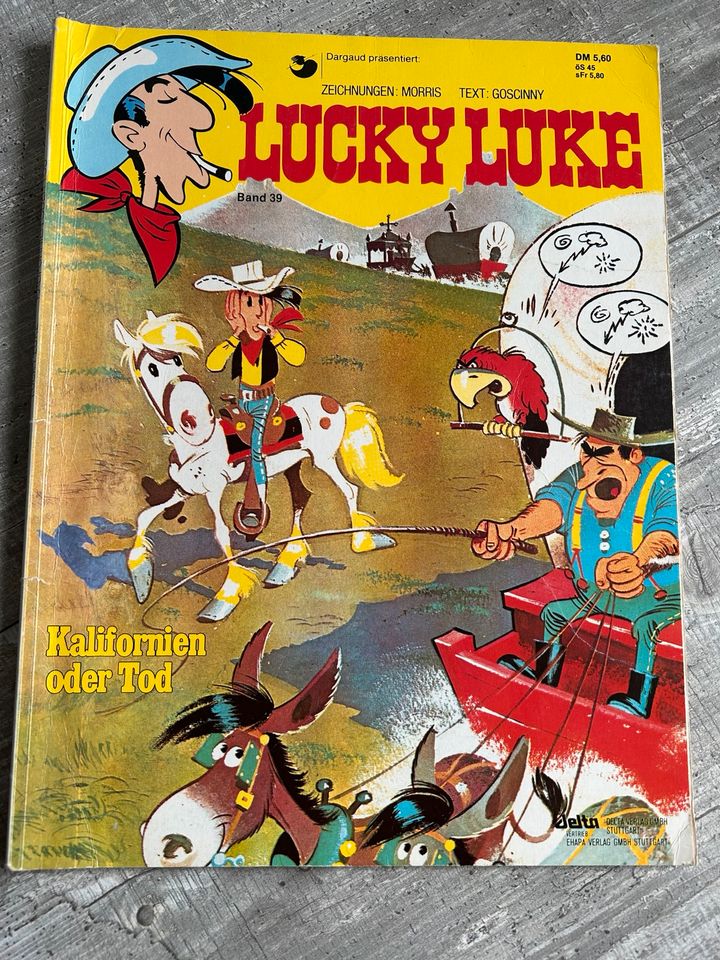 Lucky Luke-Kalifornien oder Tod 39  Erstausgabe 1984 (5,60 DM) in Boppard