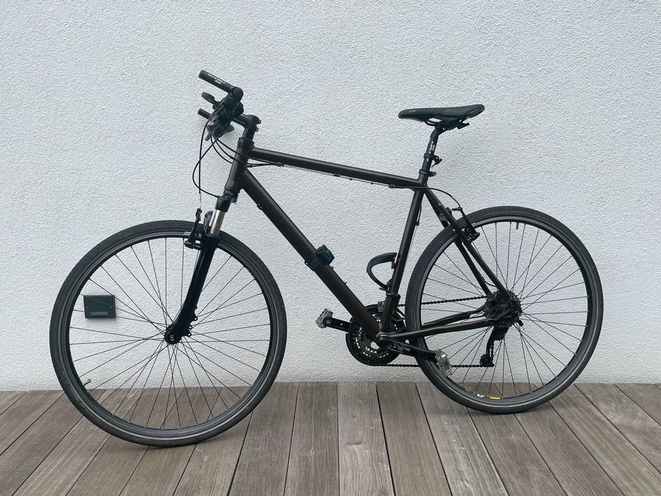 Crossbike Vortrieb RH 57 cm, black coffee in Leichlingen