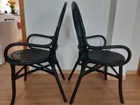 Zwei Stühle aus Rattan schwarz Baden-Württemberg - Tübingen Vorschau