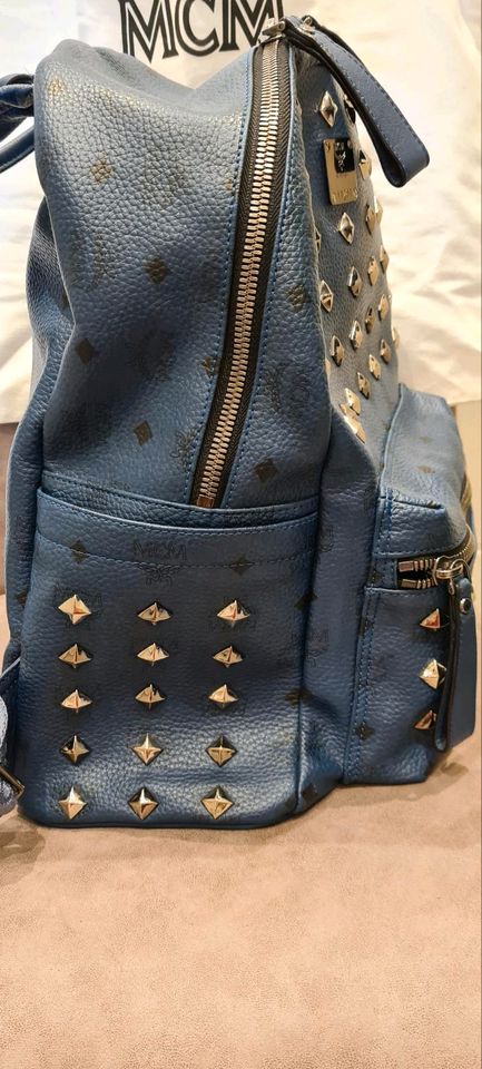 MCM Rucksack Backpack Blau in Rösrath