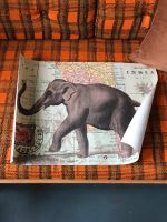Cavallini Poster Elefant, Indien Karte, Geschenk Papier Bild Friedrichshain-Kreuzberg - Friedrichshain Vorschau