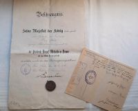 Besitzzeugnis mit Orden 1916 Sachsen - Annaberg-Buchholz Vorschau
