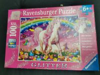Ravensburger glitter puzzle Einhorn 100 Teile Weihnachten Saarland - Schiffweiler Vorschau