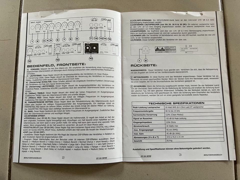 Gitarrenverstärker Stagg 20 GA in Sulzbach-Rosenberg