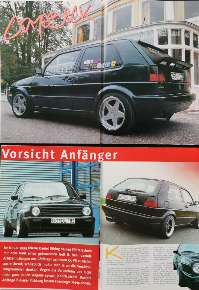 VW Golf 2 Teil 2 Tuning Berichte GT GTI 16V G60 VR6 BBS ATS VAG. in Hanau