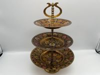 Vintage Messing Etagere, dreistöckig floral Bunt Nordrhein-Westfalen - Herzogenrath Vorschau