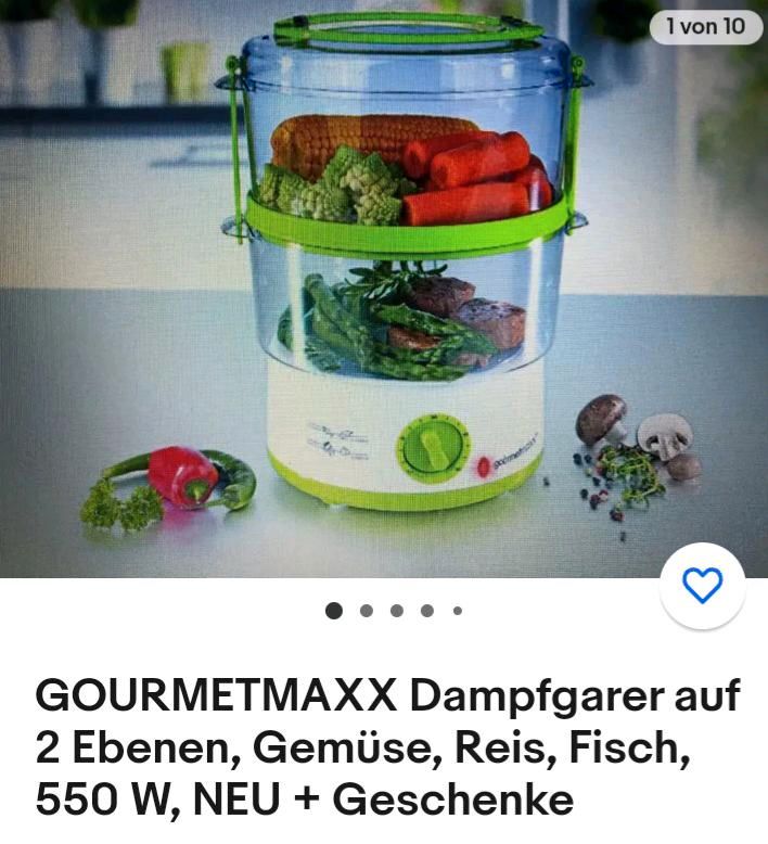 Dampfgarer von Gourmetmaxx in Rostock