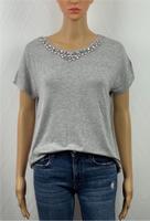 Pimkie Damen T-Shirt S/36 Grau Kette Sommer Top Oberteil Bluse Hessen - Offenbach Vorschau