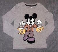 Mickey Mouse Halloween Langarmshirt 110, leuchtet im Dunkeln Nordrhein-Westfalen - Mönchengladbach Vorschau