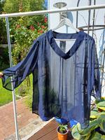 Gr. 50 Bluse transparent Lagenlook blau Janina NEU mit Etikett Niedersachsen - Oyten Vorschau
