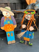 Große Holzfiguren Gartendeko Halloween Nordrhein-Westfalen - Mönchengladbach Vorschau