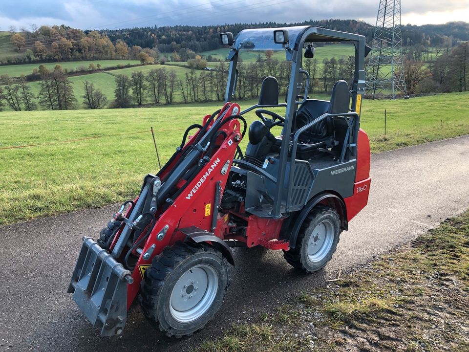 Weidemann 1160 Hoflader 23,4KW 316h Radlader Wacker in Schwäbisch Hall