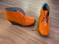 Lackschuhe Orange mit keilabsatz Berlin - Neukölln Vorschau