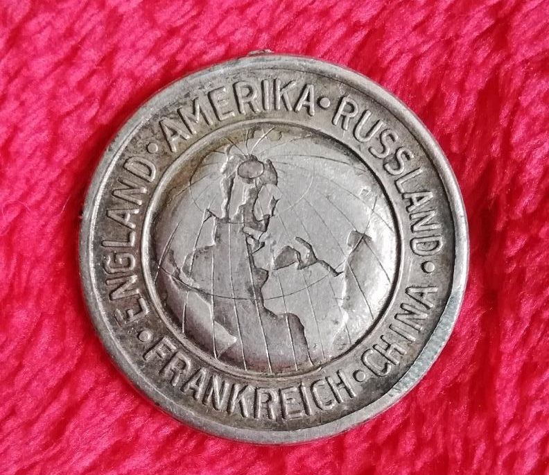Medaille / Münze 1945 Auf den Weltfrieden in Dassow