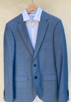 Herren Sakko blau-grau Größe 46 Slim Fit + Hemd weiß Hessen - Nidderau Vorschau