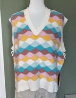 ☀️Benetton Pollunder Gr. S|M oversize | pastell Hessen - Dreieich Vorschau
