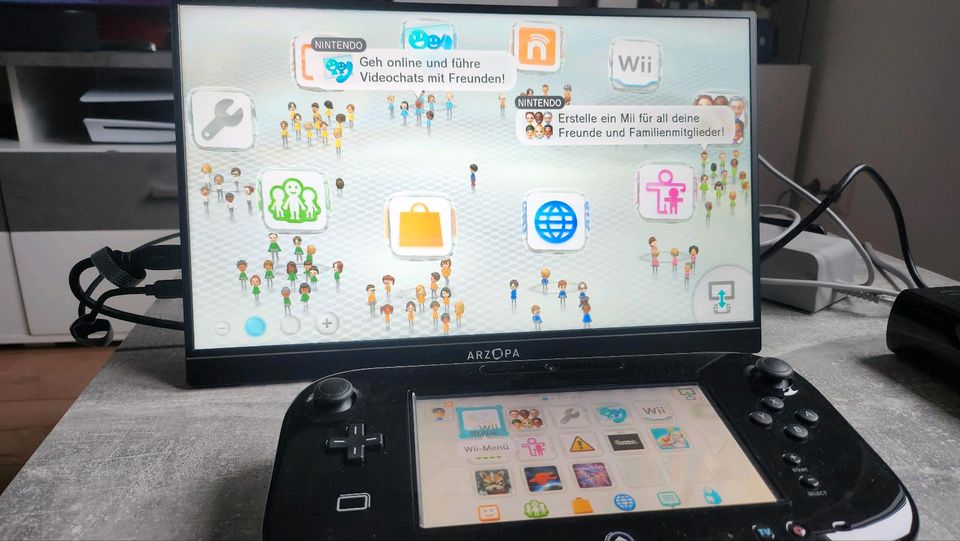 Nintendo Wii U Konsole mit Spiele und Zubehör in Troisdorf