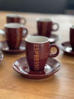 Espresso Tassen braun 7 Stk + Untertasse braun Kaffee Bayern - Alzenau Vorschau