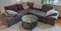 Sofa/ Couch mit Bettfunktion  grau braun Hessen - Romrod Vorschau