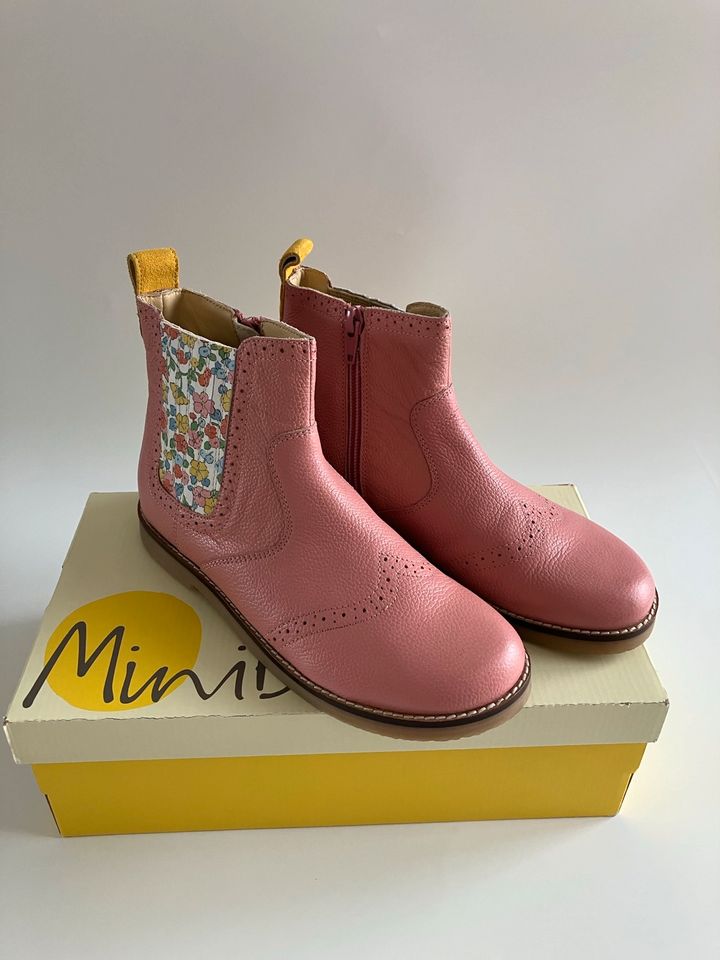 Mädchen Schuhe Chelsea Boots Leder Mini Boden Neu Gr. 34 in Rotenburg (Wümme)