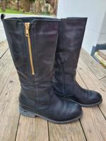 Top! neuwertige Lederstiefel Görtz Akira Gr. 37 schwarz Stiefel Bayern - Fraunberg Vorschau